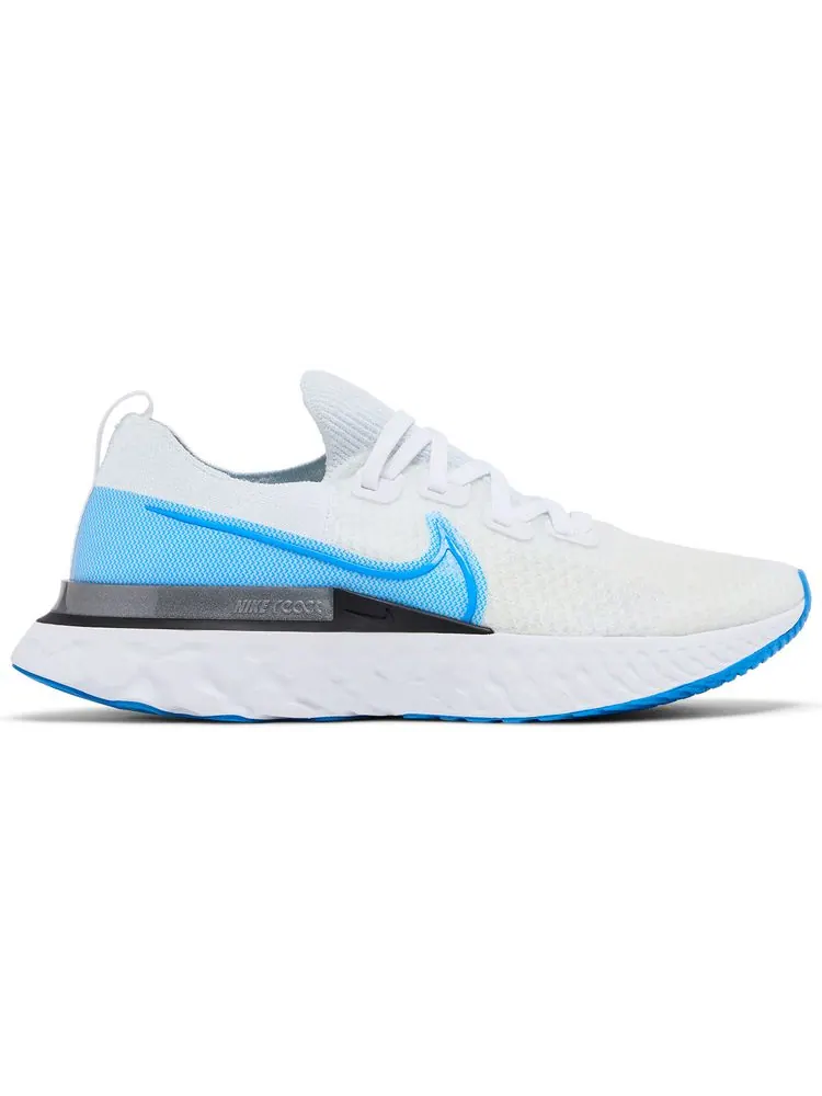 Кроссовки Nike React Infinity Run Flyknit 'White Photo Blue' — изображение 1 из 8, белый