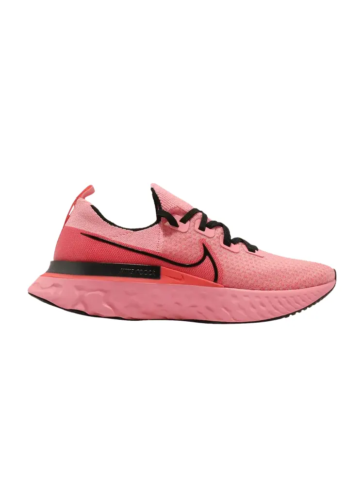 Кроссовки Nike React Infinity Run Flyknit 'Bright Melon' — изображение 1 из 1, яркий/черный