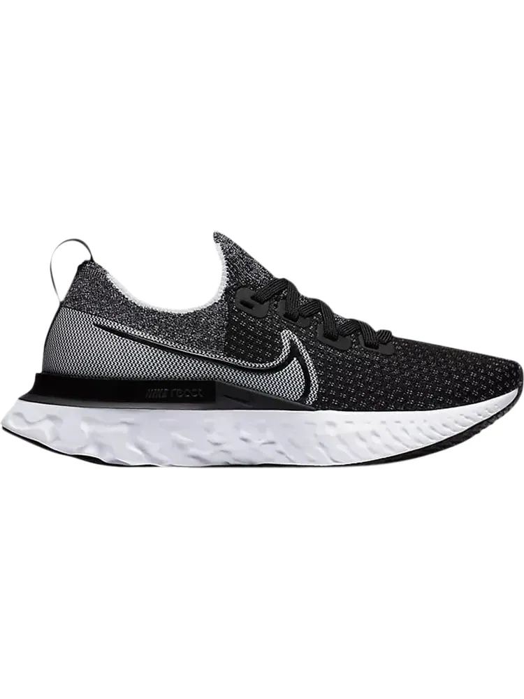 Кроссовки Nike Wmns React Infinity Run Flyknit 'Black White' — изображение 1 из 1, черный