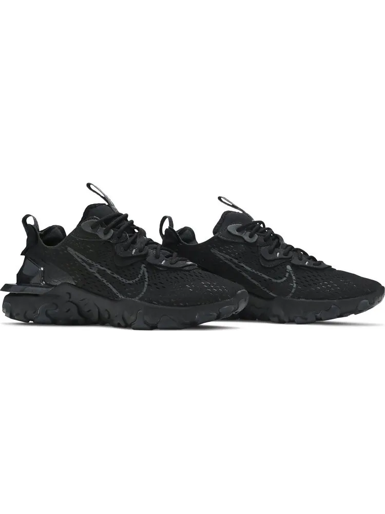 Кроссовки Nike React Vision 'Triple Black' — изображение 8 из 8, черный