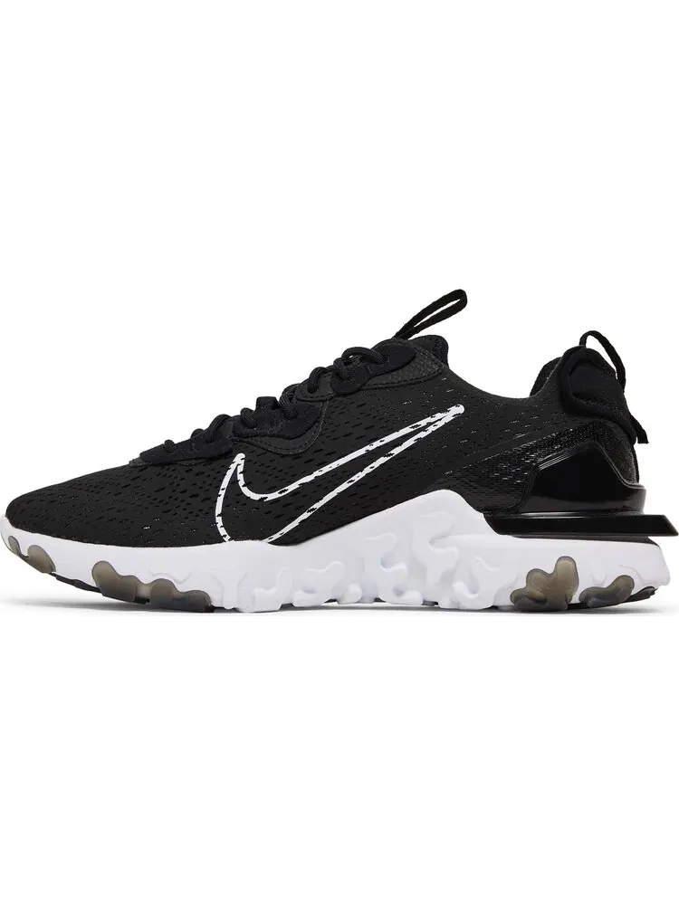 Кроссовки Nike React Vision 'Black' — изображение 3 из 8, черный