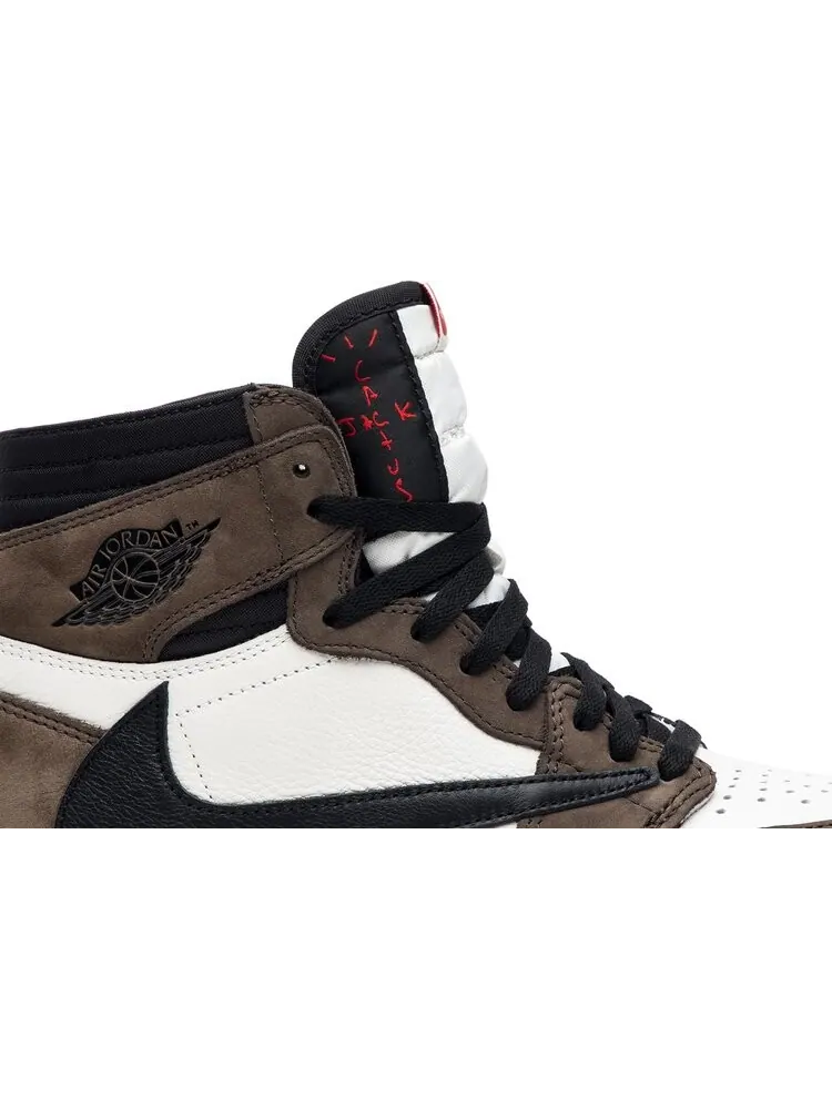 Кроссовки Air Jordan 1 Retro High OG 'Mocha' Travis Scott — изображение 2 из 8, коричневый