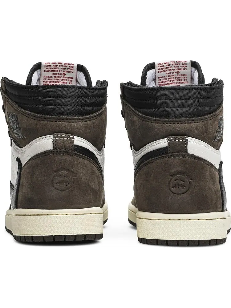 Кроссовки Air Jordan 1 Retro High OG 'Mocha' Travis Scott — изображение 6 из 8, коричневый