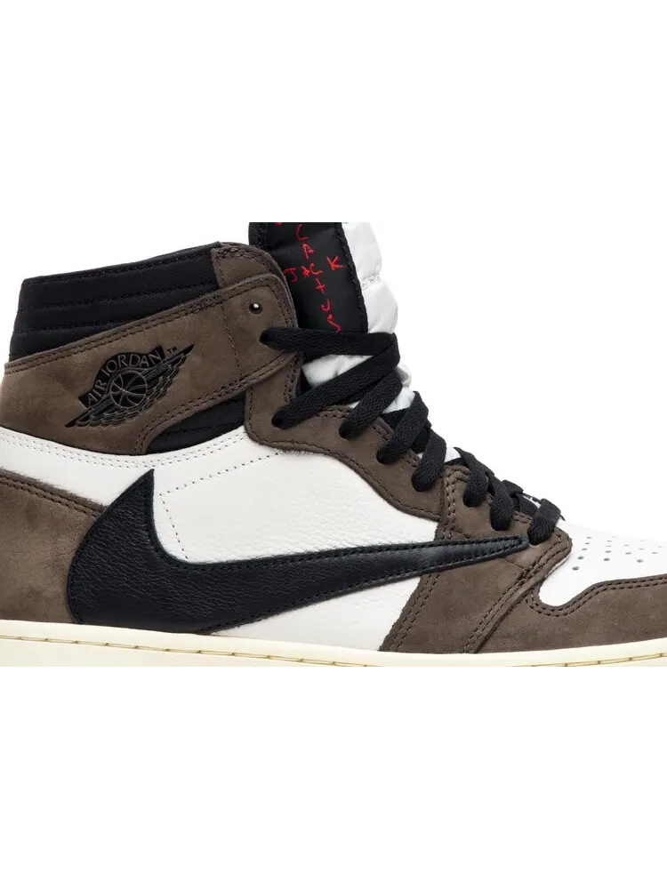 Кроссовки Travis Scott x Air Jordan 1 Retro High OG Mocha Sample — изображение 2 из 8, коричневый