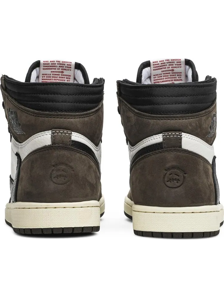 Кроссовки Travis Scott x Air Jordan 1 Retro High OG Mocha Sample — изображение 6 из 8, коричневый