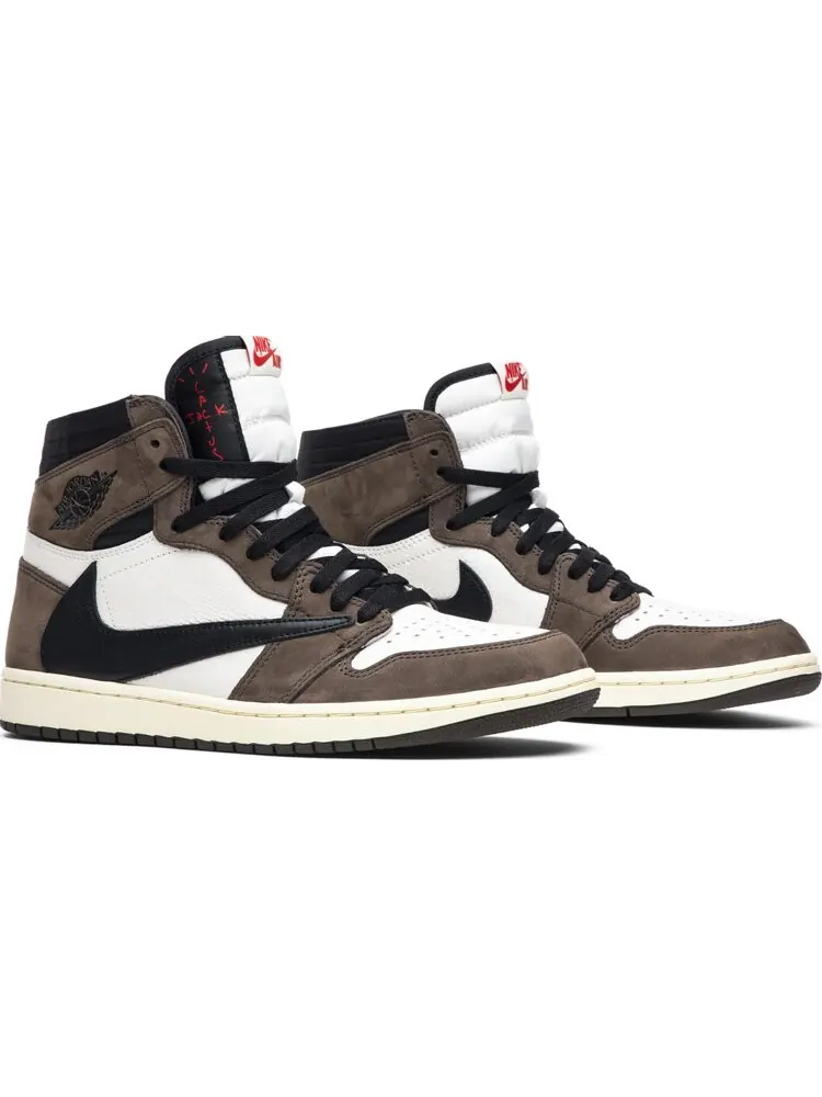 Кроссовки Travis Scott x Air Jordan 1 Retro High OG Mocha Sample — изображение 8 из 8, коричневый