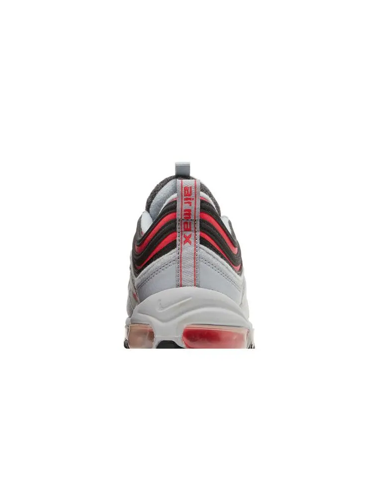 Кроссовки Nike Air Max 97 Felt GS 'Wolf Grey' — изображение 8 из 9, серый/красный/черный