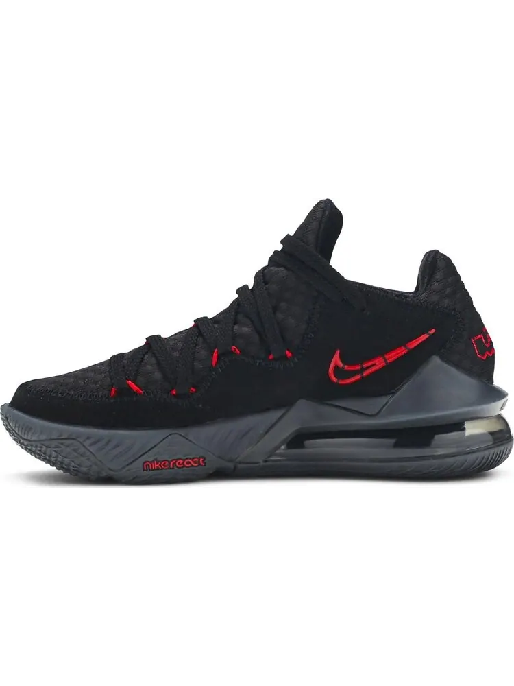 Кроссовки Nike LeBron 17 Low 'Bred' — изображение 3 из 8, черный