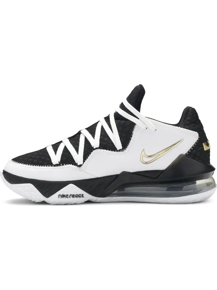Кроссовки Nike LeBron 17 Low 'Metallic Gold' — изображение 3 из 8, белый
