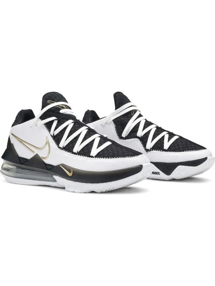 Кроссовки Nike LeBron 17 Low 'Metallic Gold' — изображение 8 из 8, белый