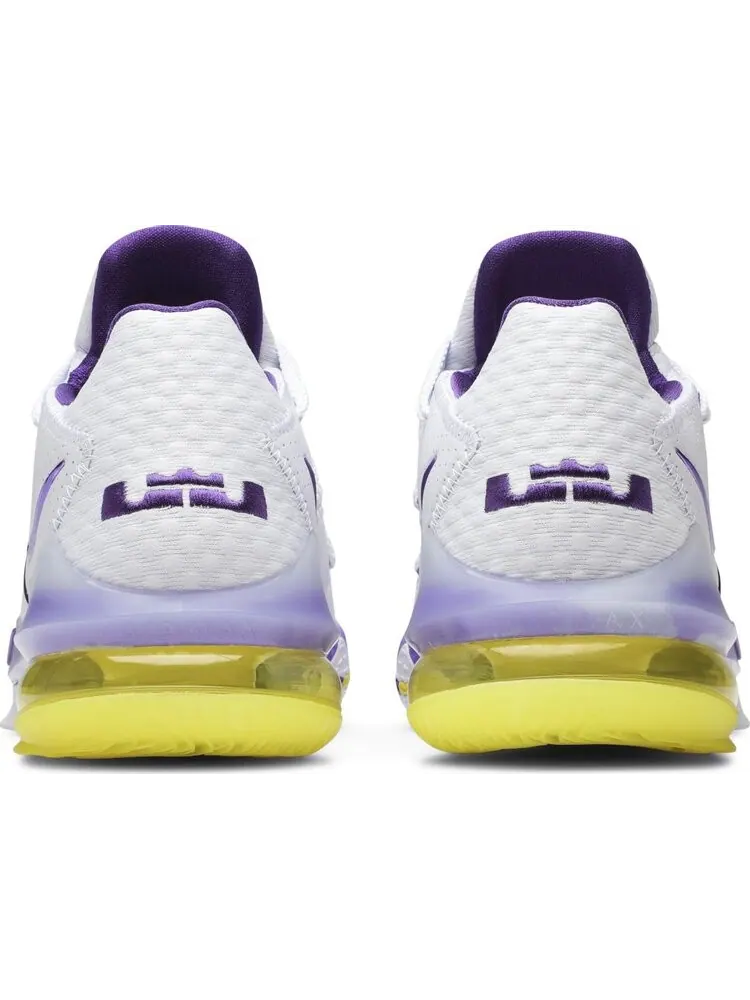 Кроссовки Nike LeBron 17 Low 'Lakers' — изображение 6 из 8, белый