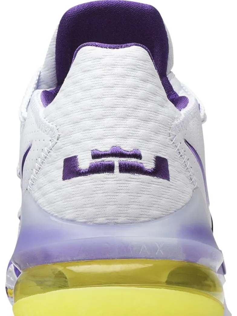 Кроссовки Nike LeBron 17 Low 'Lakers' — изображение 7 из 8, белый
