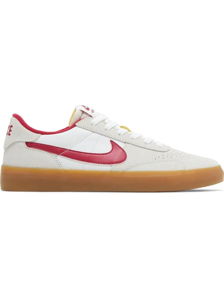 Кроссовки Nike Heritage Vulc SB 'Summit White Cardinal Red' — изображение 1 из 8, белый