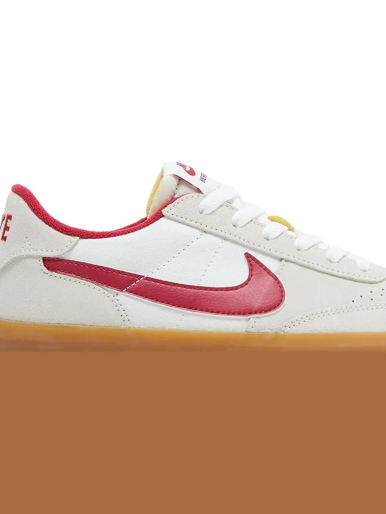 Кроссовки Nike Heritage Vulc SB 'Summit White Cardinal Red' — изображение 2 из 8, белый