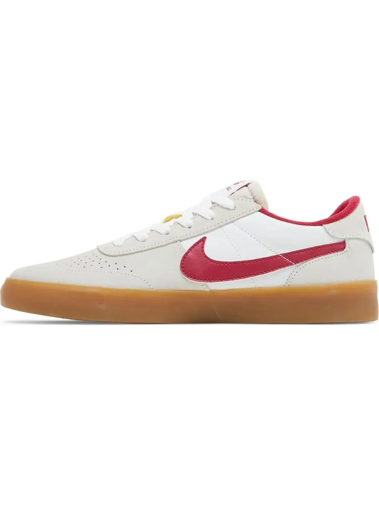 Кроссовки Nike Heritage Vulc SB 'Summit White Cardinal Red' — изображение 3 из 8, белый