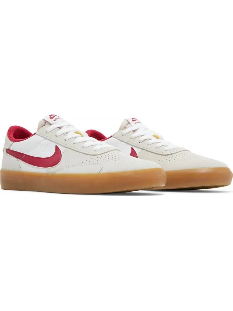 Кроссовки Nike Heritage Vulc SB 'Summit White Cardinal Red' — изображение 8 из 8, белый