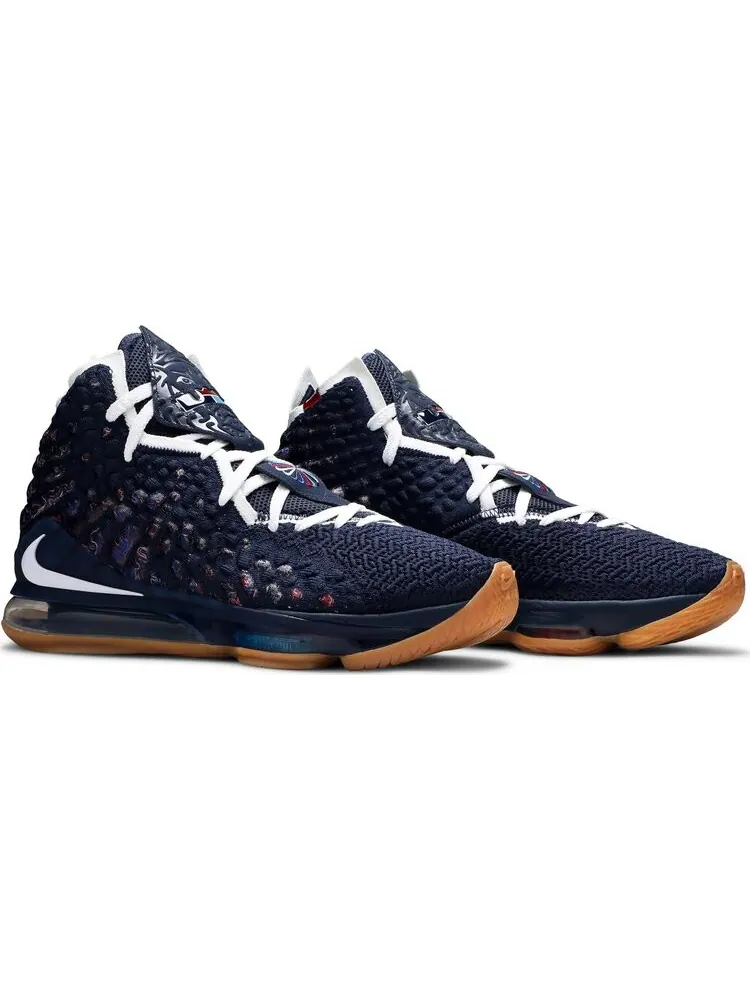 Кроссовки Nike LeBron 17 'UConn' — изображение 8 из 8, синий