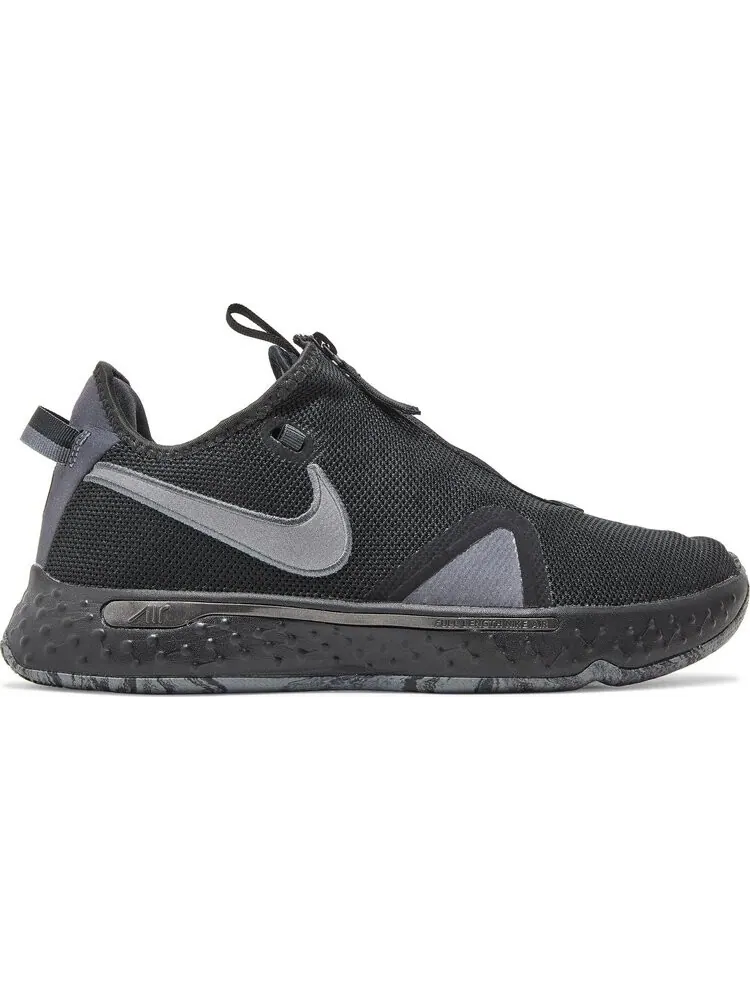 Кроссовки Nike PG 4 'Black Metallic Dark Grey' — изображение 1 из 8, черный