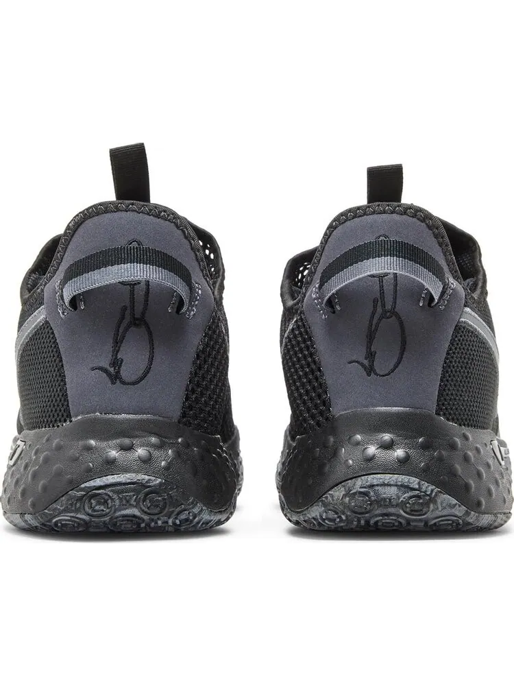 Кроссовки Nike PG 4 'Black Metallic Dark Grey' — изображение 6 из 8, черный