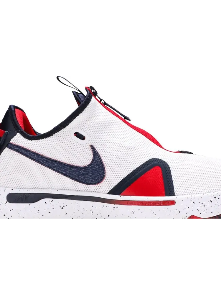 Кроссовки Nike PG 4 'USA' — изображение 2 из 8, белый