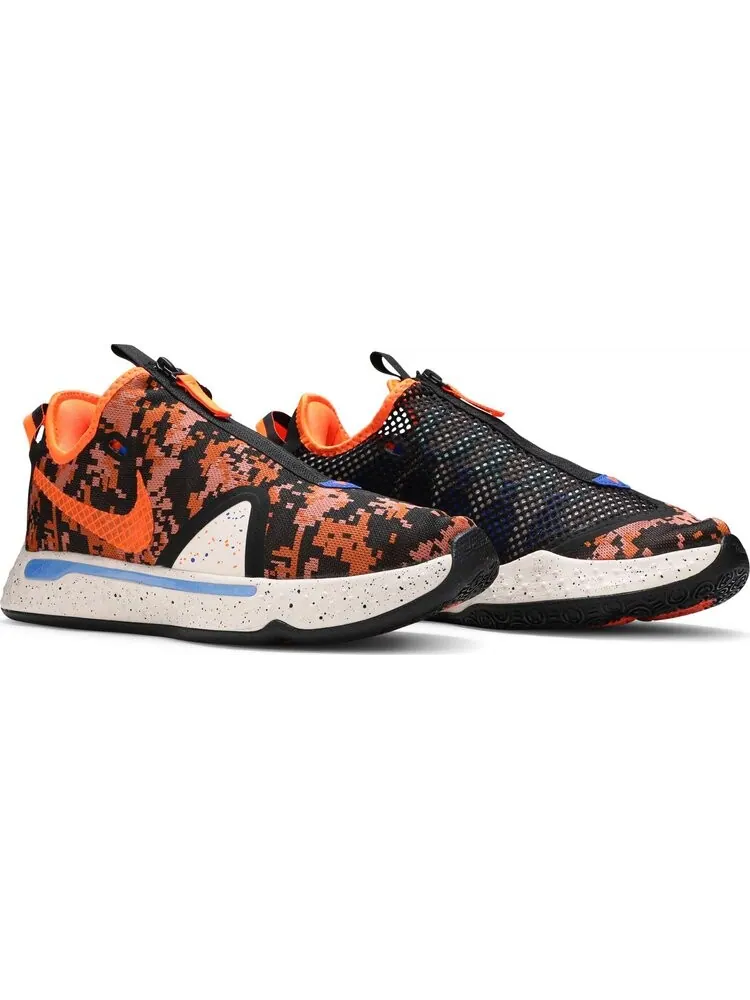 Кроссовки Nike PG 4 'Digi-Camo' — изображение 8 из 8, оранжевый