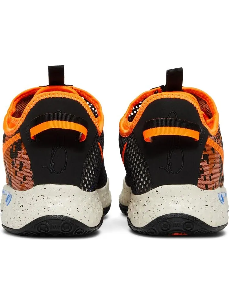 Кроссовки Nike PG 4 EP 'Digi Camo - Total Orange' — изображение 6 из 8, оранжевый