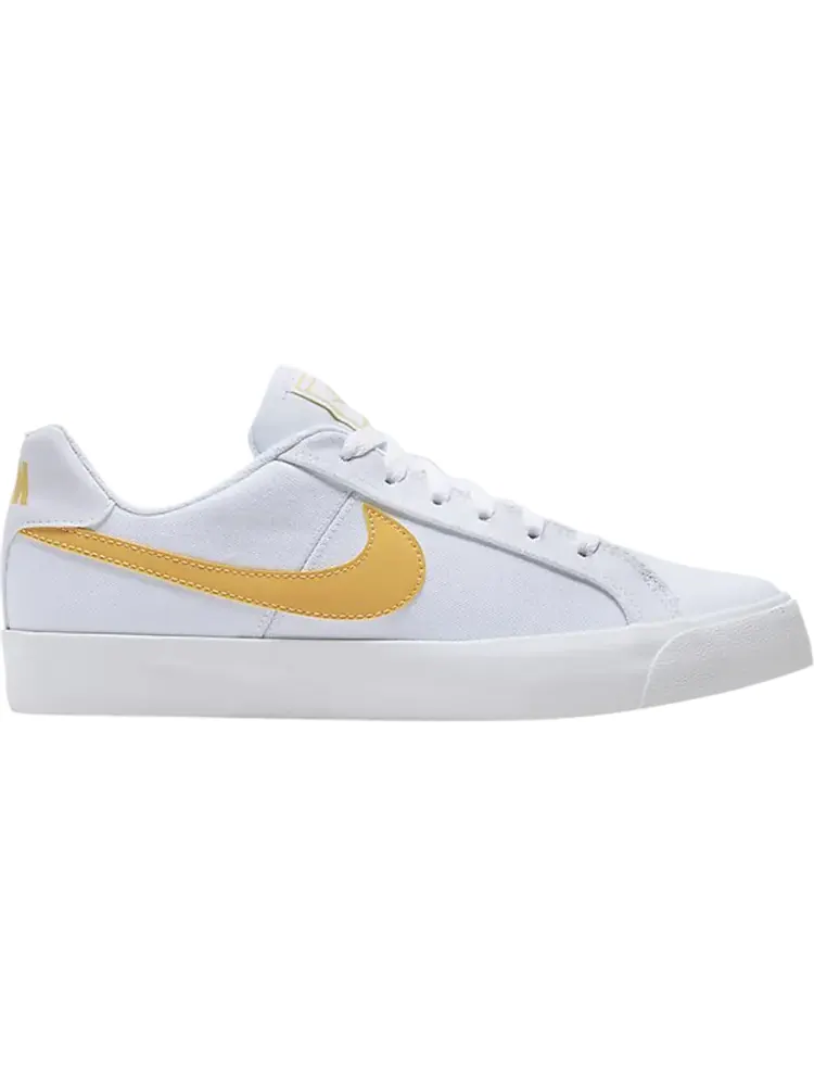Кроссовки Nike Wmns Court Royale AC Canvas 'White Topaz Gold' — изображение 1 из 1, белый