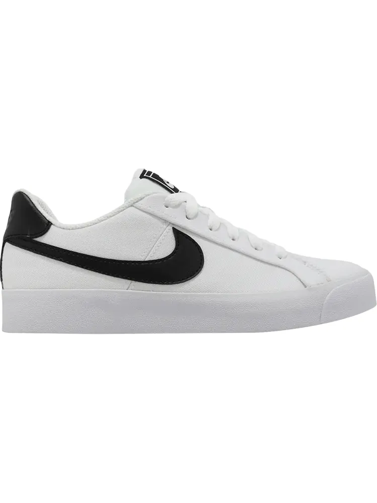 Кроссовки Wmns Court Royale AC Canvas 'White Black' — изображение 1 из 1, белый