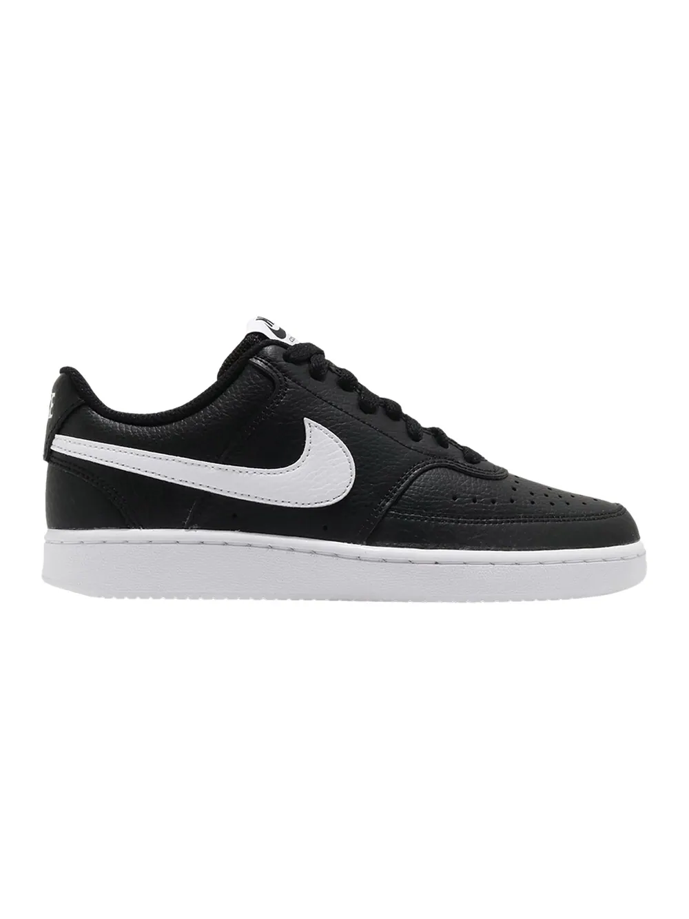 Кроссовки Nike Wmns Court Vision Low 'Black White' — изображение 1 из 1, черный/белый