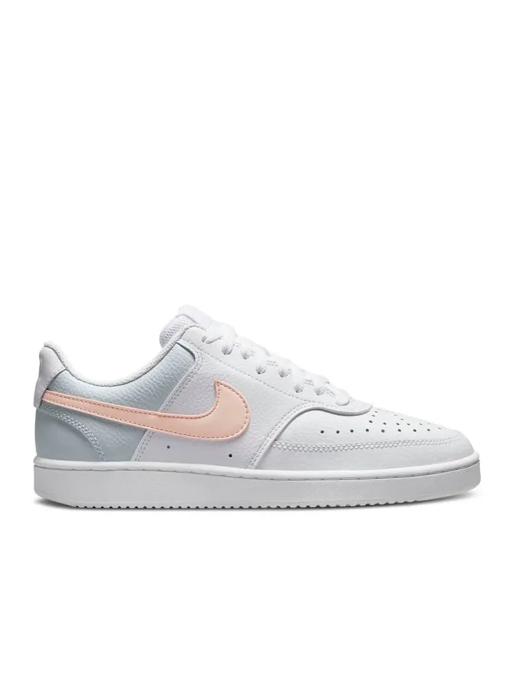 Кроссовки Nike WMNS COURT VISION LOW 'WHITE CORAL AURA' — изображение 1 из 1, белый