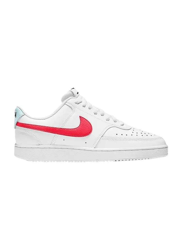 Кроссовки Wmns Court Vision Low 'White Bright Crimson' — изображение 1 из 1, белый яркий
