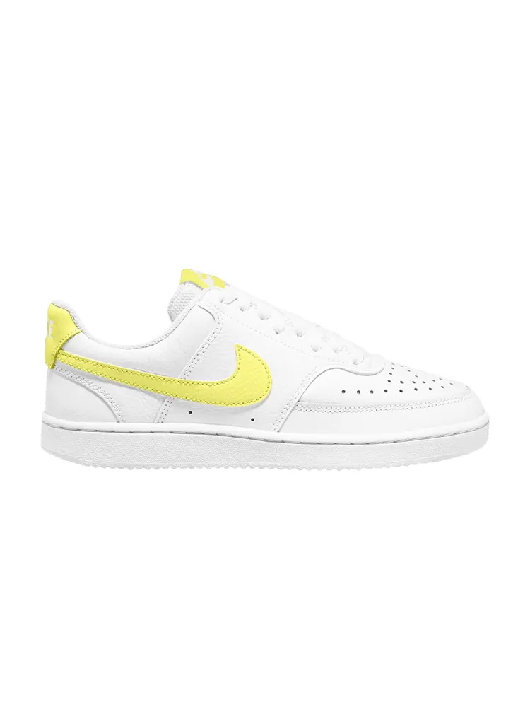 Кроссовки Nike Wmns Court Vision Low 'White Light Zitron' — изображение 1 из 1, белый/светлый/яркий