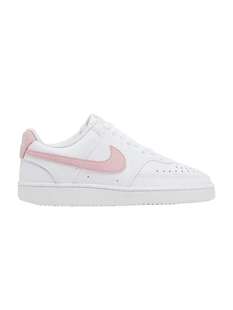 Кроссовки Nike Wmns Court Vision Low 'White Pink Glaze' — изображение 1 из 9, белый/розовый