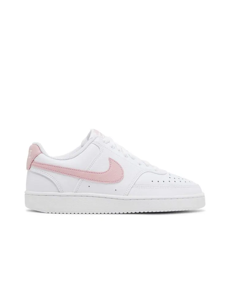 Кроссовки Nike Wmns Court Vision Low 'White Pink Glaze' — изображение 2 из 9, белый/розовый
