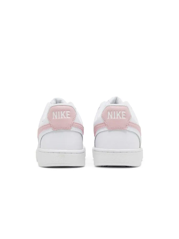 Кроссовки Nike Wmns Court Vision Low 'White Pink Glaze' — изображение 7 из 9, белый/розовый