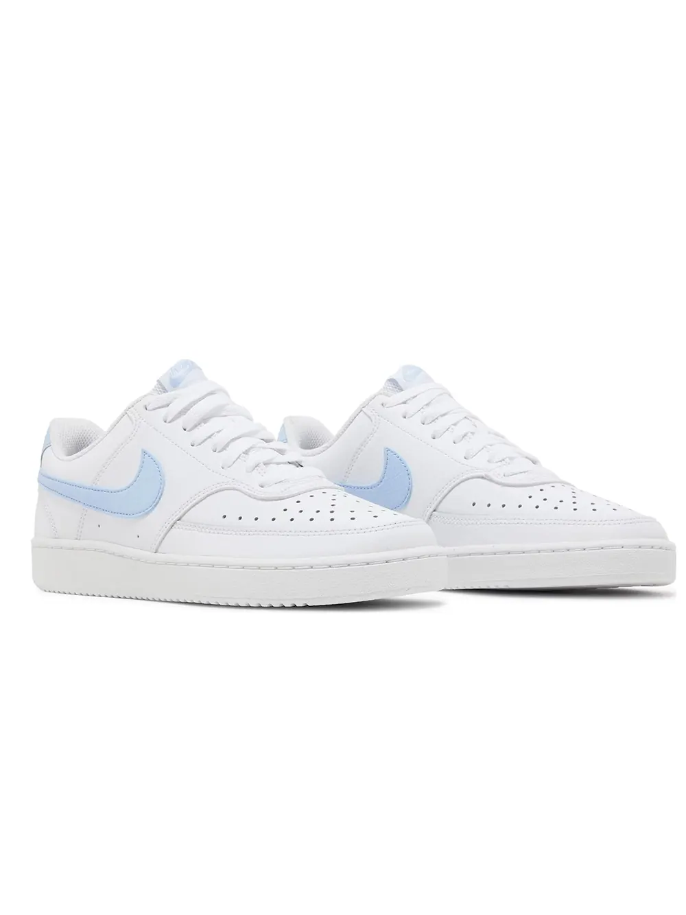 Кроссовки Nike Wmns Court Vision Low 'White Royal Tint' — изображение 2 из 4, белый/голубой