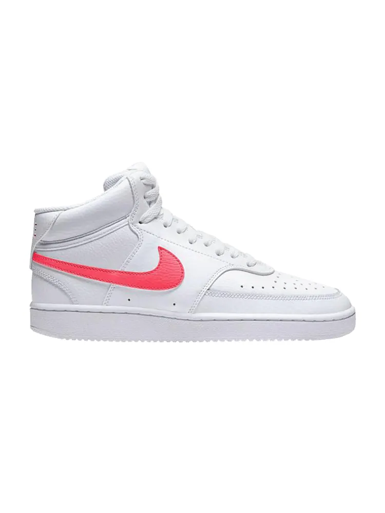 Кроссовки Nike Wmns Court Vision Mid 'White Flash Crimson' — изображение 1 из 1, белый