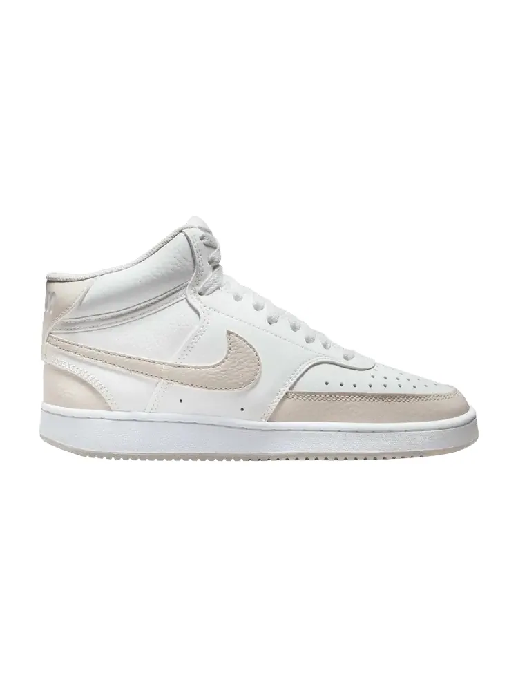 Кроссовки Nike Wmns Court Vision Mid 'White Light Orewood Brown' — изображение 1 из 1, белый/светлый коричневый