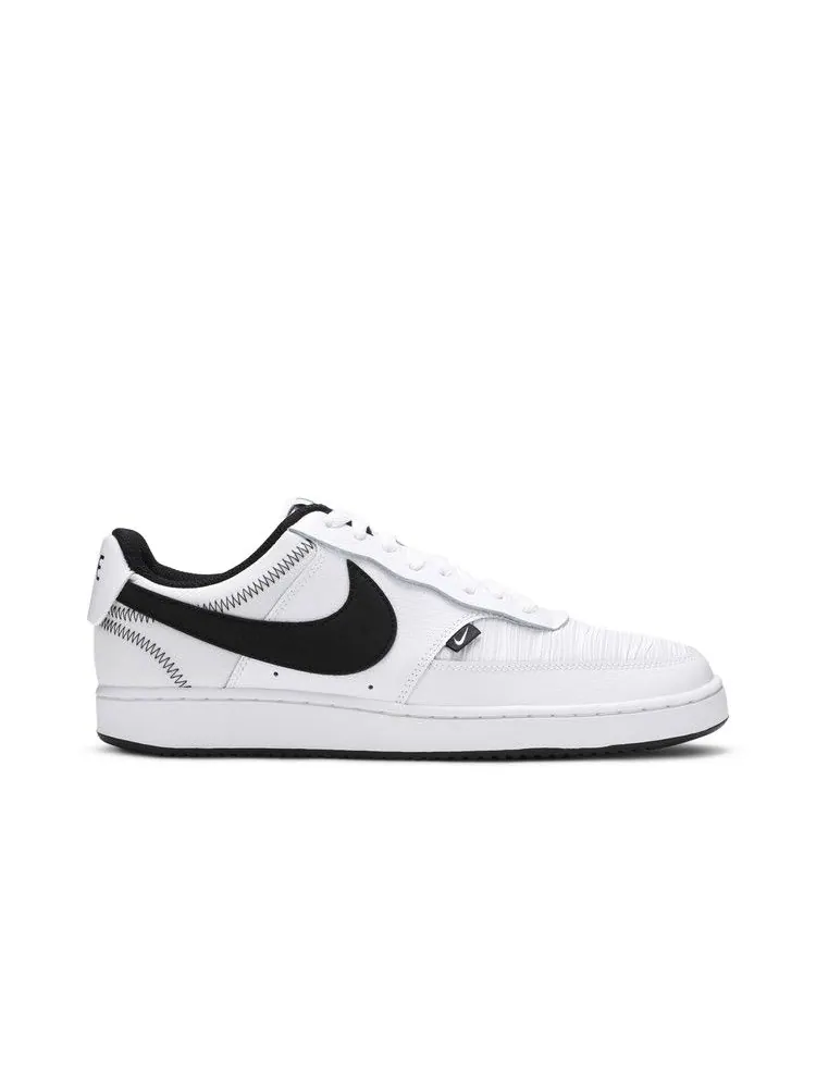 Кроссовки Nike Court Vision Low Premium 'White' — изображение 2 из 9, белый/черный