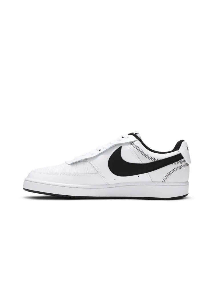 Кроссовки Nike Court Vision Low Premium 'White' — изображение 4 из 9, белый/черный