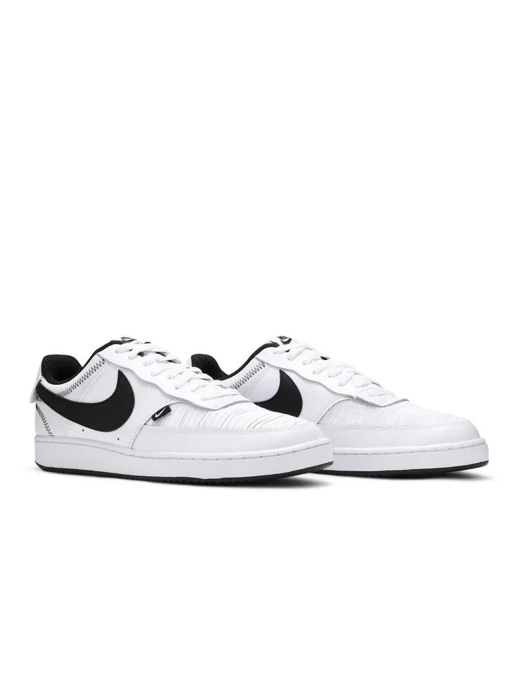 Кроссовки Nike Court Vision Low Premium 'White' — изображение 9 из 9, белый/черный