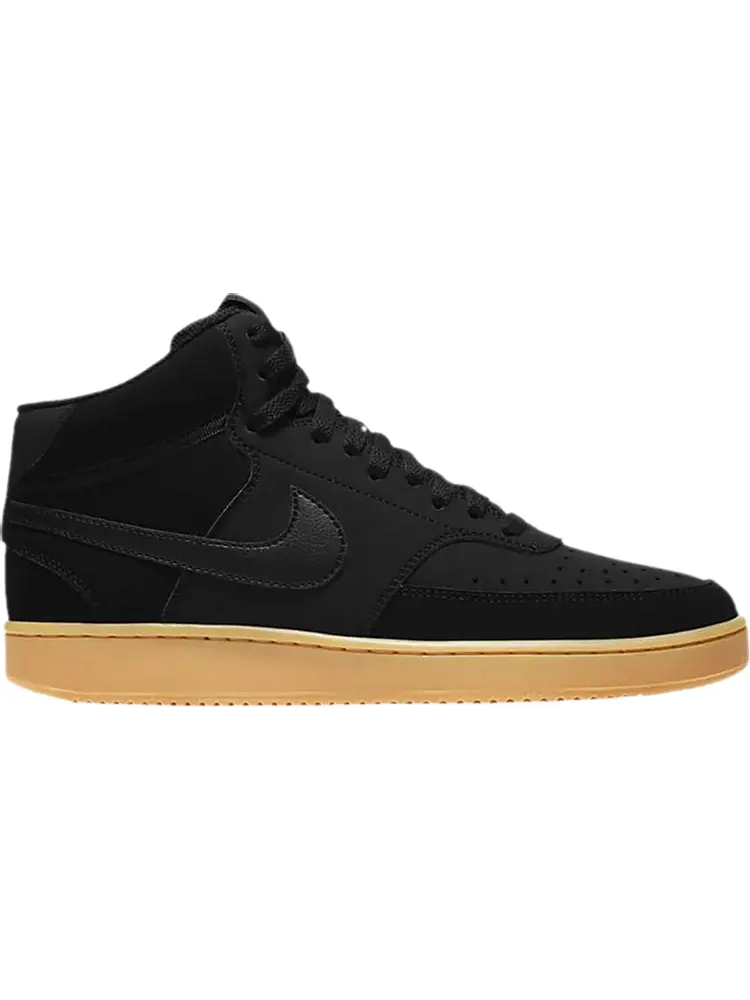 Кроссовки Nike Court Vision Mid 'Black Gum' — изображение 1 из 1, черный