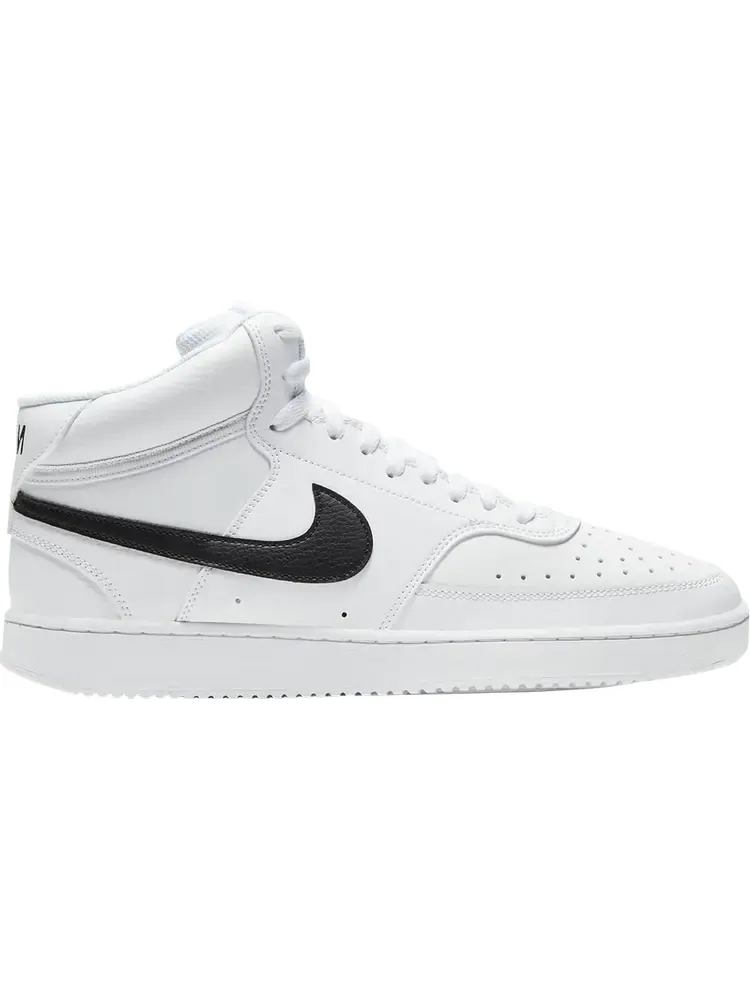 Кроссовки Nike Court Vision Mid 'White Black' — изображение 1 из 1, белый