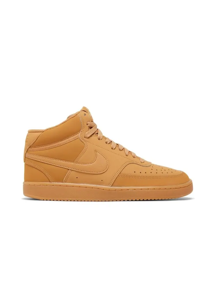 Кроссовки Nike Court Vision Mid — изображение 1 из 4, бежевый