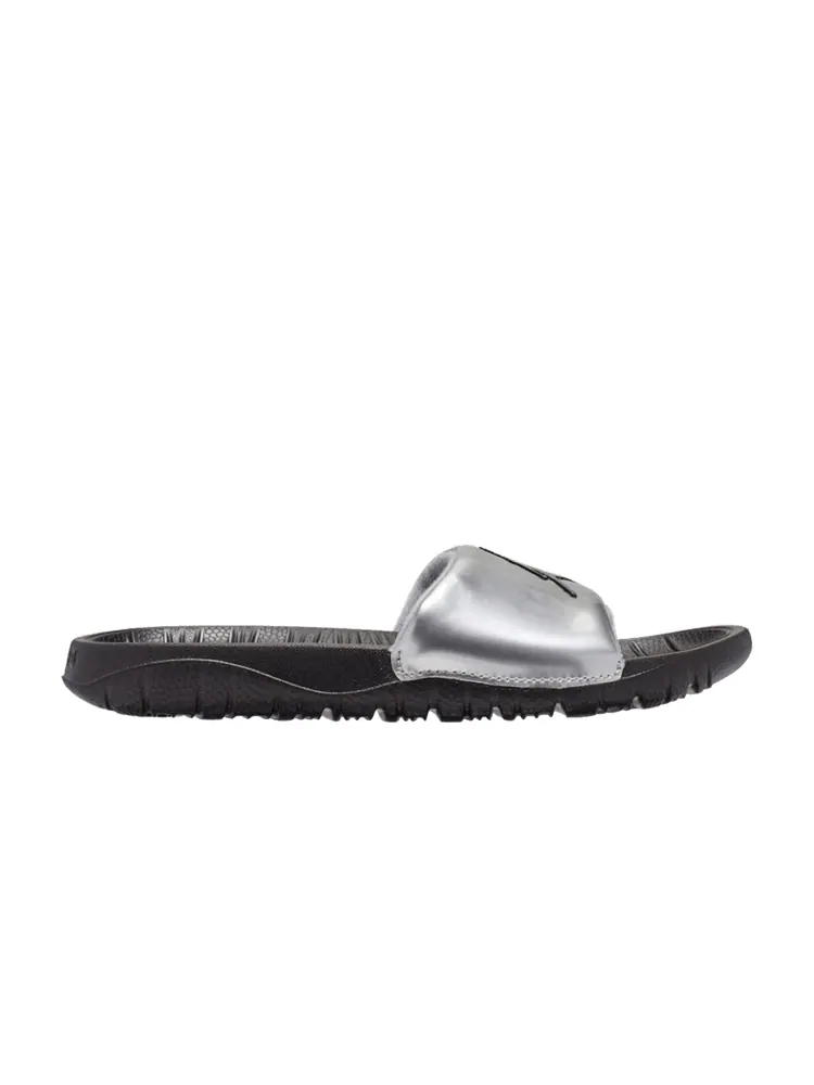 Шлепанцы Jordan Break Slide GS 'Metallic Silver Black' — изображение 1 из 1