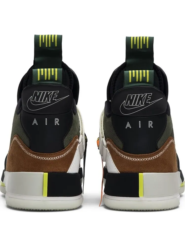 Кроссовки Travis Scott x Air Jordan 33 NRG Army Olive — изображение 6 из 8, зеленый