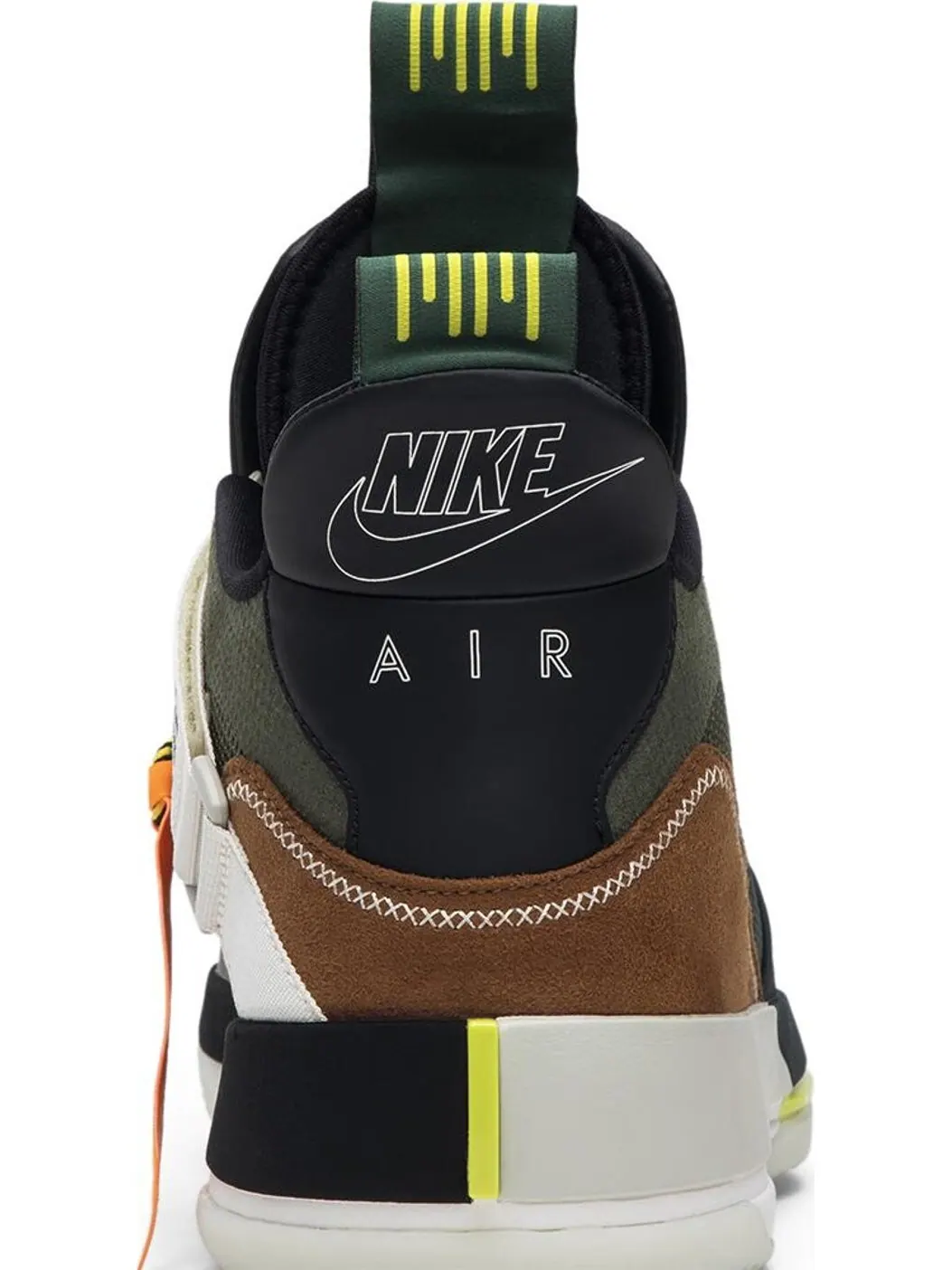 Кроссовки Travis Scott x Air Jordan 33 NRG Army Olive — изображение 7 из 8, зеленый
