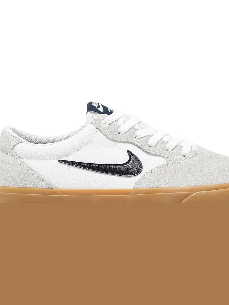 Кроссовки Nike Chron Solarsoft SB 'White Obsidian' — изображение 2 из 8, белый