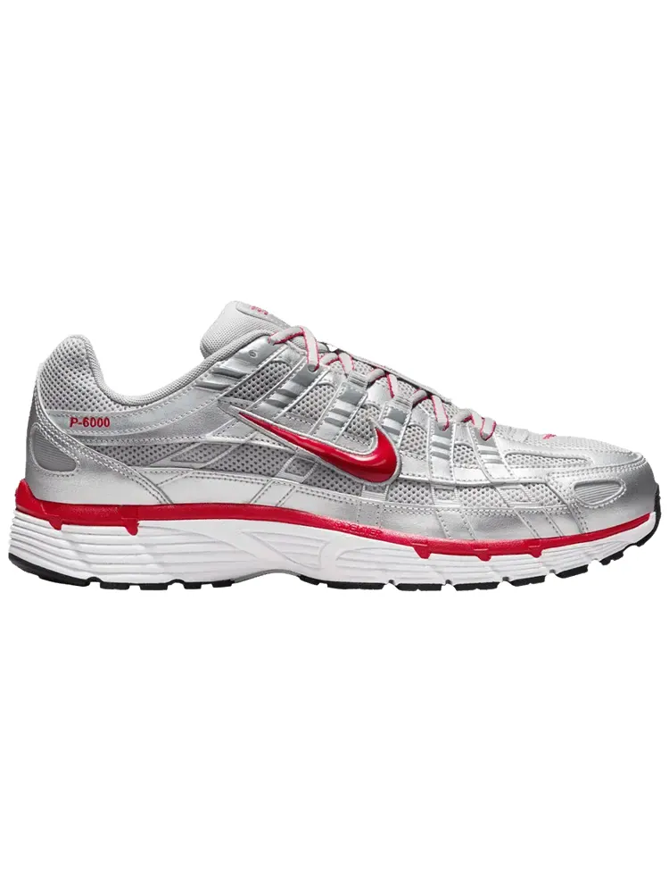 Кроссовки Nike P-6000 'Metallic Silver Gym Red'