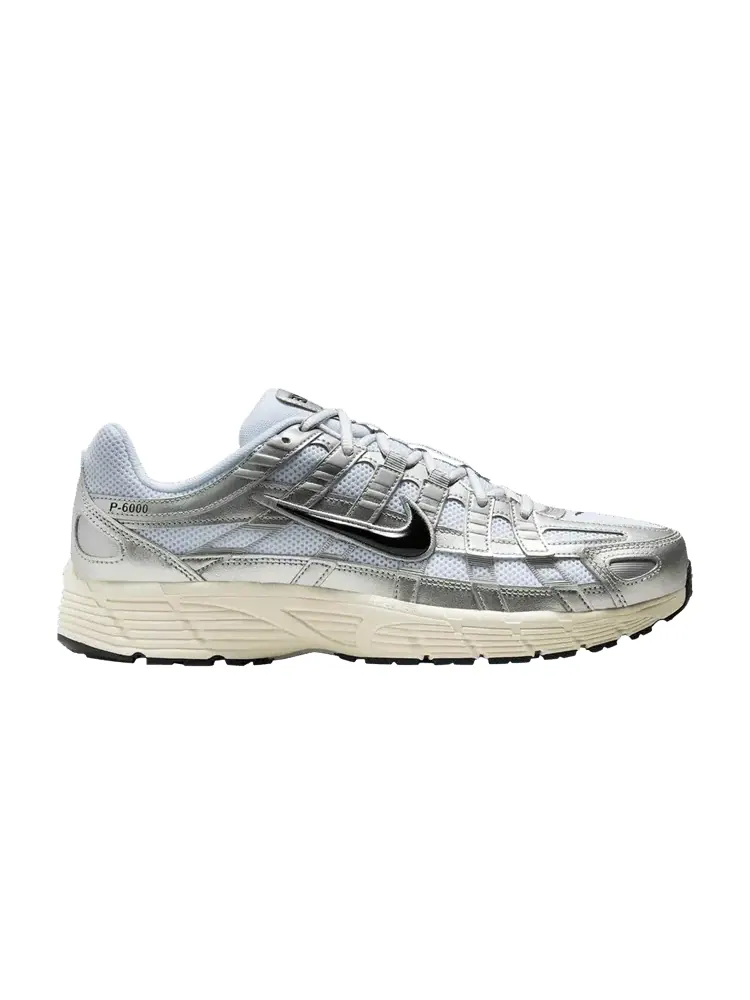 Кроссовки P-6000 'Metallic Flat Silver'